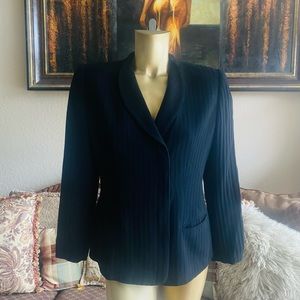 Mani Black Blazer Jacket Sz 8